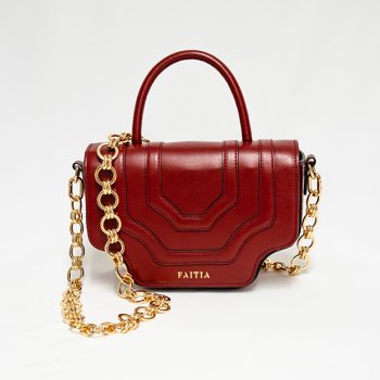 TINUKA CADENA ROJO RUBINO FORNTAL